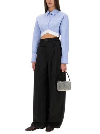 Alexander Wang Wide Leg Pants In Animal Print