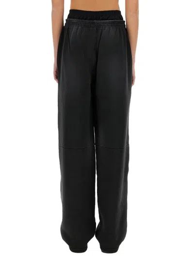 Alexander Wang T Alexanderwang.t Pants With Logo In Black