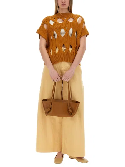 Alysi Springtime Jersey In Brown