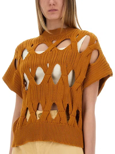 Alysi Springtime Jersey In Brown