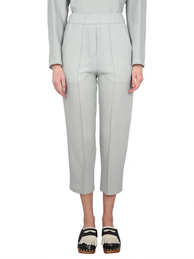Alysi Cropped Pants In Gray