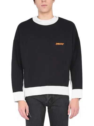 Ambush Crew Neck Sweatshirt In Multi