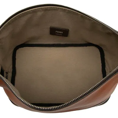 Pre-owned Fendi Brown Leather Shoulder Bag ()