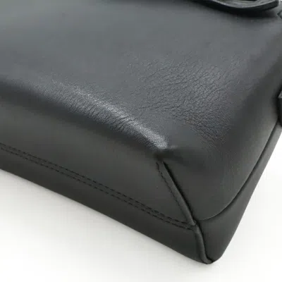 Pre-owned Fendi By The Way Black Leather Handbag Shoulder Bag ()