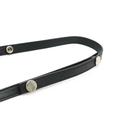 Pre-owned Fendi By The Way Black Leather Handbag Shoulder Bag ()