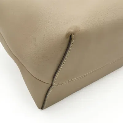 Pre-owned Fendi By The Way Grayish Leather Handbag Shoulder Bag ()