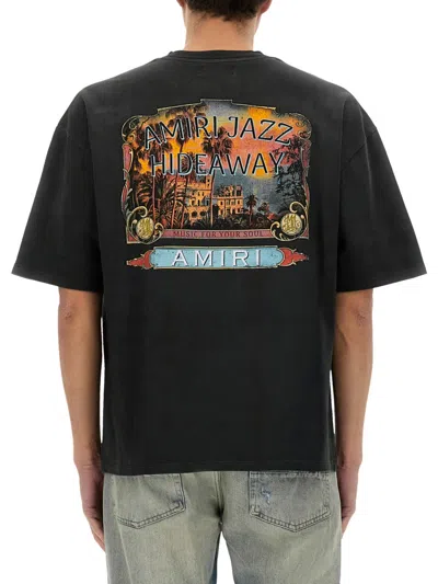 Amiri Jazz Hideaway Printed T-shirt In Black