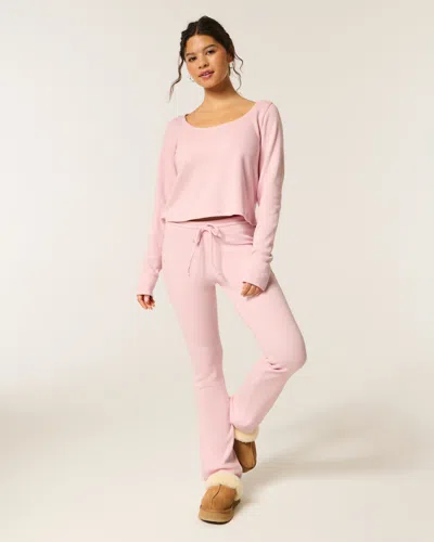 Gilly Hicks Always Cozy Waffle Long-sleeve Scoop Top