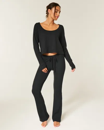 Gilly Hicks Always Cozy Waffle Bootcut Pants