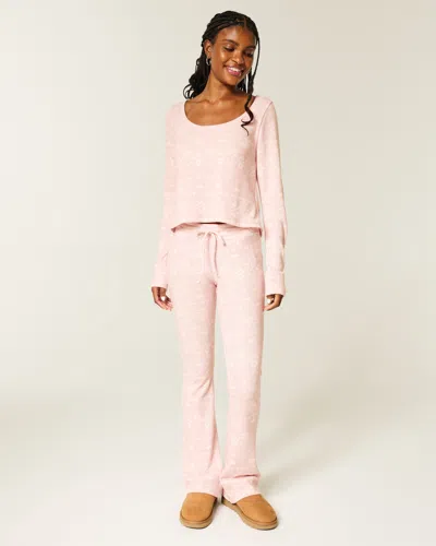 Gilly Hicks Always Cozy Waffle Bootcut Pants