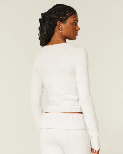 Gilly Hicks Sweater-knit Multi-way Wrap Top