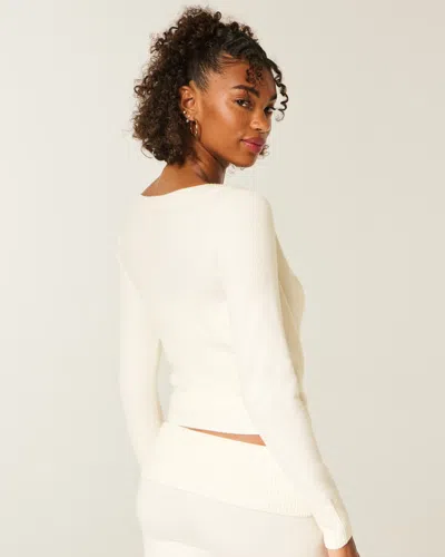 Gilly Hicks Sweater-knit Multi-way Wrap Top