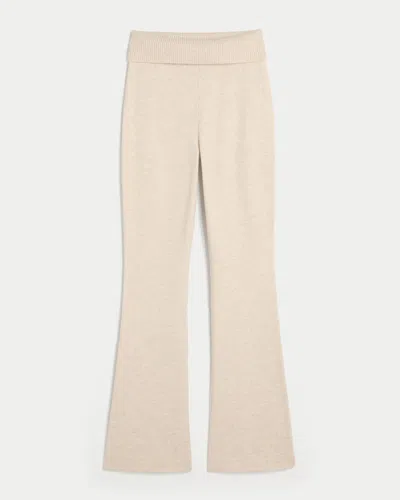 Gilly Hicks Sweater-knit Foldover Bootcut Pants