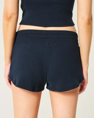 Gilly Hicks Cozy Waffle Mini Shorts