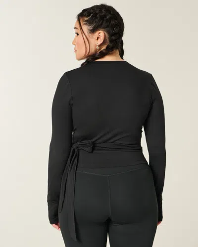 Gilly Hicks Active Recharge Long-sleeve Wrap Top