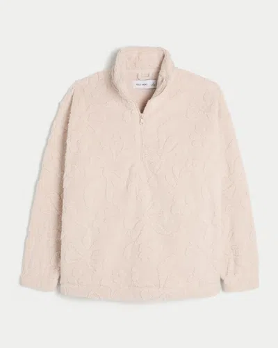 Gilly Hicks Sherpa Quarter-zip Sweatshirt