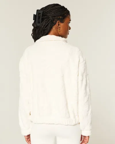 Gilly Hicks Sherpa Zip-up Sweatshirt
