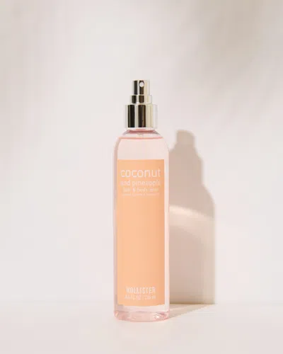 Hollister Coconut And Pineapple Hair & Body Mist In Transparent