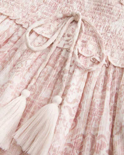 Hollister Shimmer Smocked Mini Dress