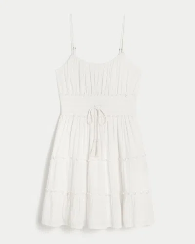 Hollister Shimmer Smocked Mini Dress