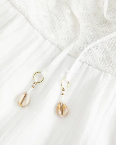 Hollister Strapless Crochet-style Bodice Babydoll Mini Dress