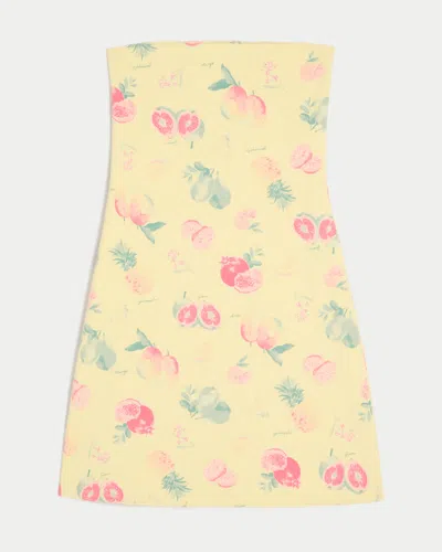 Hollister Taylor Reversible Tube Mini Dress In Multi