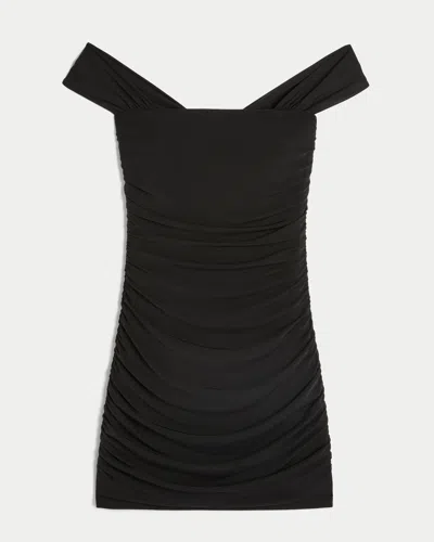 Hollister Mesh Off-the-shoulder Bodycon Dress