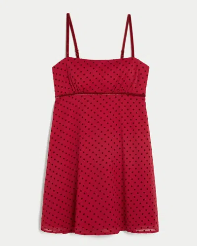 Hollister Chiffon Babydoll Mini Dress
