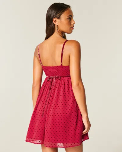 Hollister Chiffon Babydoll Mini Dress