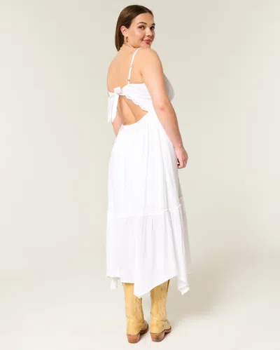 Hollister Maxi Dress In White