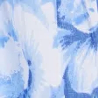 Hollister Strapless Smocked Bodice Mini Dress In Multi