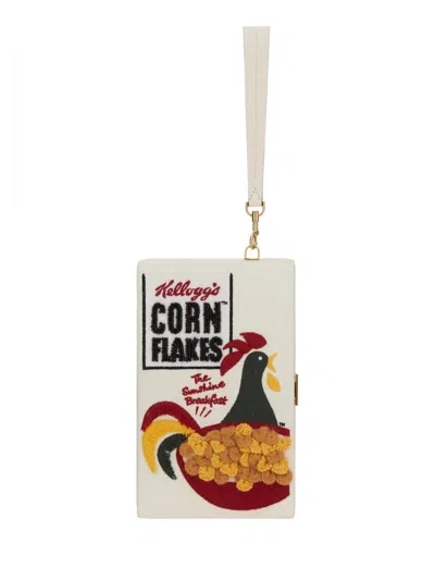 Anya Hindmarch Cornflakes Clutch Bag In Neutral