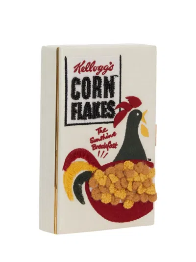 Anya Hindmarch Cornflakes Clutch Bag In Neutral