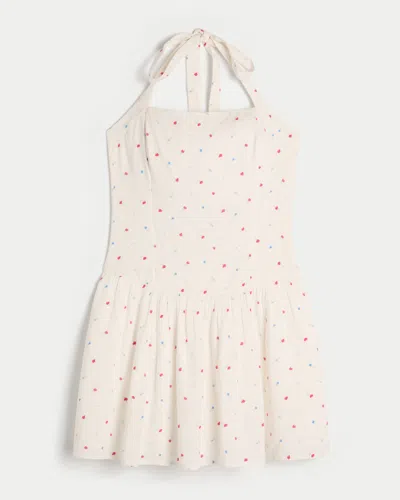 Hollister Drop-waist Halter Mini Dress