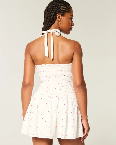 Hollister Drop-waist Halter Mini Dress