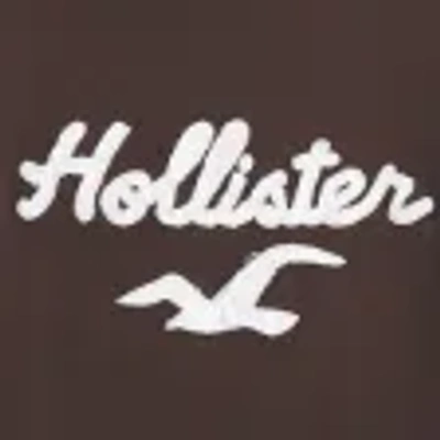 Hollister Holiday Vault Release Logo Graphic Tee In Brown