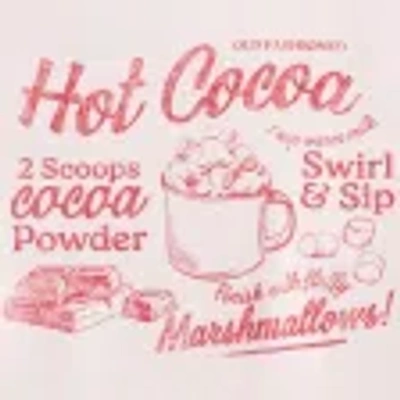 Hollister Hot Cocoa Graphic Baby Tee In Pink