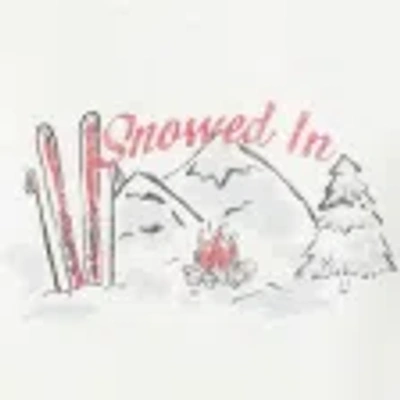 Hollister Snowed In Graphic Baby Tee In White