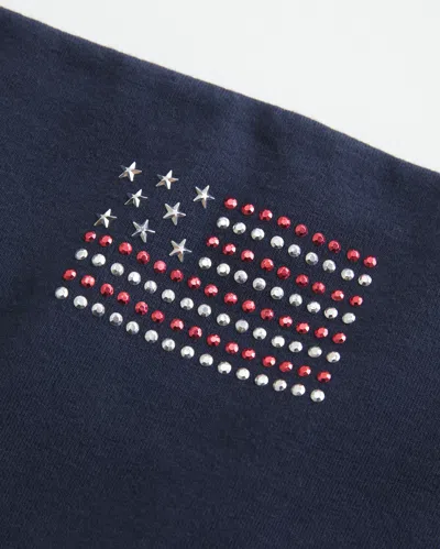 Hollister Taylor Shine Graphic Tube Top In Blue