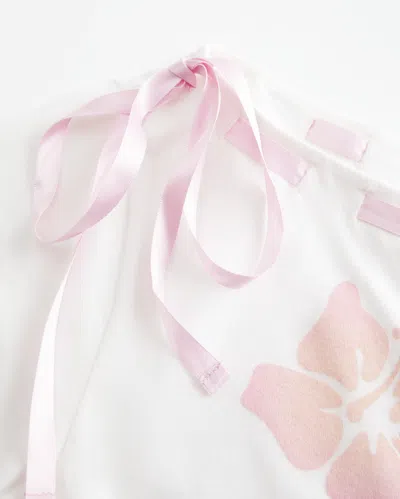 Hollister Easy Off-the-shoulder Tie T-shirt In White