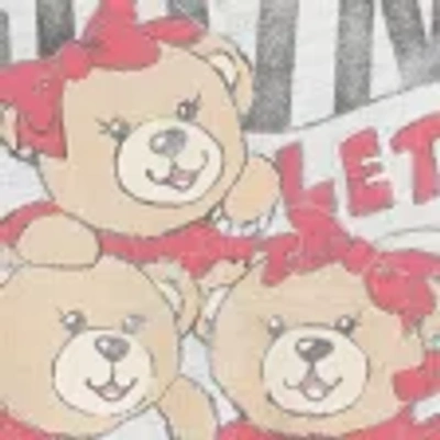 Hollister Easy Wisconsin Badgers Graphic Notch-neck T-shirt In White