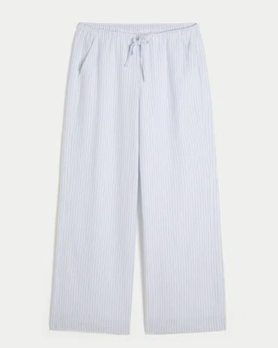 Hollister Linen-blend Baggy Pull-on Pants In White
