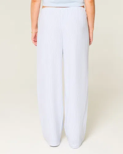 Hollister Linen-blend Baggy Pull-on Pants In White