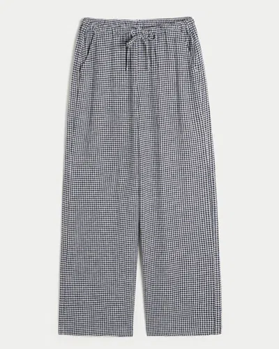 Hollister Linen-blend Baggy Pull-on Pants In Gray
