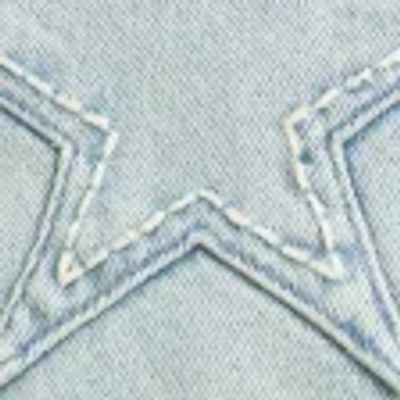 Hollister High-rise Light Wash Star Pocket Flare Jeans In Blue