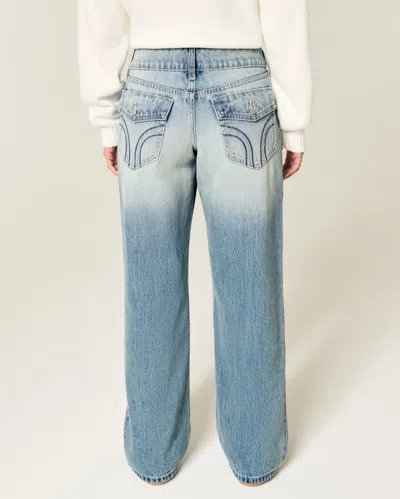 Hollister Low-rise Y2k Medium Wash Baggy Jeans