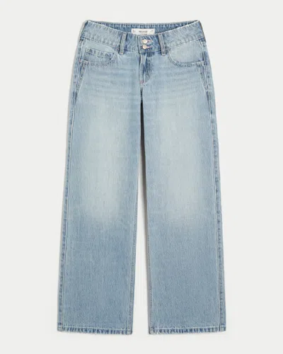 Hollister Low-rise Y2k Light Wash Baggy Jeans