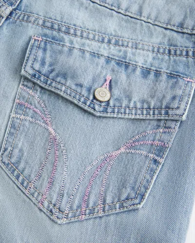Hollister Low-rise Y2k Light Wash Baggy Jeans