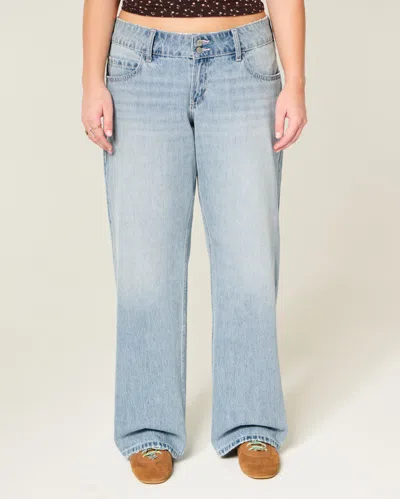 Hollister Low-rise Y2k Light Wash Baggy Jeans