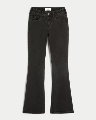 Hollister Low-rise Washed Black Bootcut Jeans